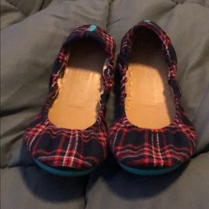 Heritage plaid tieks size 7
